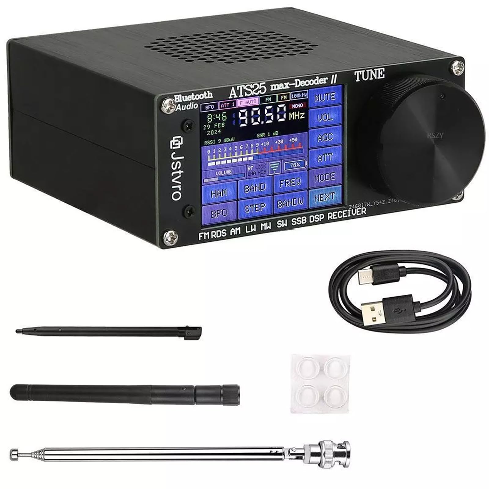 Amazon.co.jp: ATS25 Max-Decoder ii Si4732 ラジオレシーバー 4000mA